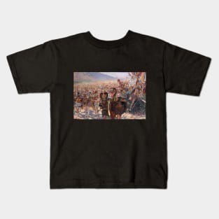 The heroes of the marathon - Georges Rochegrosse 1859 Kids T-Shirt